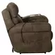Tranquility Pewter Lay Flat Power Reclining 87" Sofa with Power Lumbar and Heat Massage