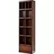 The Agra Walnut 1 Drawer And 8 Shelves Bookcase