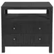Nora Charcoal 2 Drawer Open Nightstand