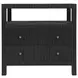 Nora Charcoal 2 Drawer Open Nightstand