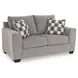 Loreo Flint 68" Loveseat