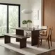 Halmstad Brown Dining Bench