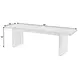 Halmstad Brown Dining Bench