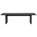 Halmstad Black Dining Bench