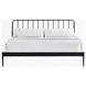 Metal Beds Matte Farmhouse King Metal Bed