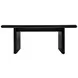 Halmstad Black Rectangular Coffee Table