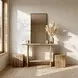 Halmstad Blonde Oak Rectangular Console Table