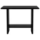 Halmstad Black Rectangular Console Table