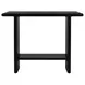 Halmstad Black Rectangular Console Table