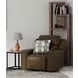 Arezzo Chocolate Zero Gravity Lay Flat Power Recliner with Power Headrest