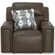 Arezzo Chocolate Power Headrest Power Reclining Living Room Set