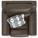 Arezzo Chocolate Zero Gravity Lay Flat Power Recliner with Power Headrest