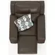 Arezzo Chocolate Zero Gravity Lay Flat Power Recliner with Power Headrest