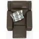 Arezzo Chocolate Zero Gravity Lay Flat Power Recliner with Power Headrest