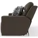 Arezzo Chocolate Power Headrest Power Reclining 87" Sofa