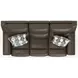 Arezzo Chocolate Power Headrest Power Reclining 87" Sofa