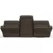 Arezzo Chocolate Power Headrest Power Reclining 87" Sofa