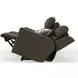 Arezzo Chocolate Power Headrest Power Reclining 87" Sofa