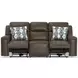 Arezzo Chocolate Power Headrest Power Reclining Living Room Set