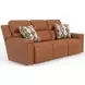 Arezzo Whiskey Zero Gravity Power Reclining 87" Sofa with Power Headrest