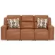 Arezzo Whiskey Zero Gravity Power Reclining 87" Sofa with Power Headrest