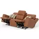 Arezzo Whiskey Zero Gravity Power Reclining 87" Sofa with Power Headrest