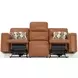 Arezzo Whiskey Zero Gravity Power Reclining 87" Sofa with Power Headrest