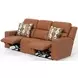 Arezzo Whiskey Zero Gravity Power Reclining 87" Sofa with Power Headrest