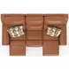 Arezzo Whiskey Zero Gravity Power Reclining 87" Sofa with Power Headrest