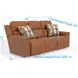 Arezzo Whiskey Zero Gravity Power Reclining 87" Sofa with Power Headrest