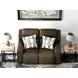 Arezzo Chocolate Zero Gravity Power Reclining 62" Loveseat with Power Headrest