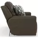 Arezzo Chocolate Zero Gravity Power Reclining 62" Loveseat with Power Headrest