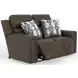 Arezzo Chocolate Zero Gravity Power Reclining 62" Loveseat with Power Headrest