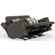 Arezzo Chocolate Zero Gravity Power Reclining 62" Loveseat with Power Headrest