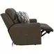 Arezzo Chocolate Zero Gravity Power Reclining 62" Loveseat with Power Headrest