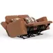 Arezzo Whiskey Zero Gravity Power Reclining 62" Loveseat with Power Headrest