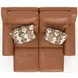 Arezzo Whiskey Zero Gravity Power Reclining 62" Loveseat with Power Headrest