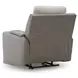 Point Clear Sisal Power Recliner with USB Charging and Lumbar Support