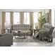 Point Clear Sisal Power Recliner with USB Charging and Lumbar Support