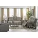 Point Clear Sisal Power Recliner with USB Charging and Lumbar Support