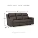 Lavenhorne Granite 87" Reclining Sofa with Drop Down Table