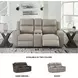 Lavenhorne Pebble 77" Reclining Console Loveseat