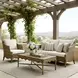 Scarlett Milk Chocolate Outdoor 53" Loveseat