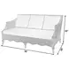 Scarlett Milk Chocolate Outdoor 76" Sofa