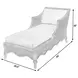 Scarlett Milk Chocolate Outdoor 64" Chaise Lounge