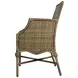 Scarlett Ivory Upholstered Outdoor Armed Dining Chair