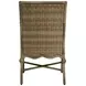 Scarlett Ivory Upholstered Outdoor Armed Dining Chair