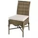 Scarlett Ivory Upholstered Outdoor Dining Side Chair