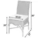 Scarlett Ivory Upholstered Outdoor Dining Side Chair