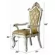 Picardy Butterscotch Upholstered Arm Chair with Nailhead Trim Set of 2